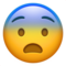 Fearful Face emoji on Apple